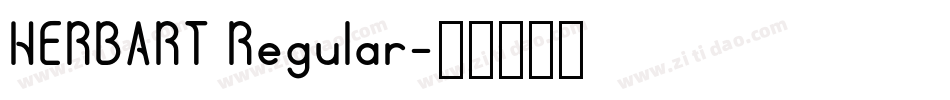 HERBART Regular字体转换